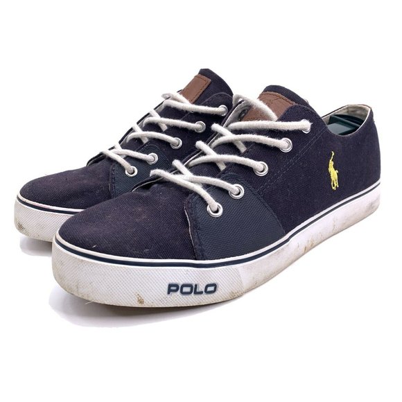 Ralph Lauren Polo Mens Canvas Sneakers 